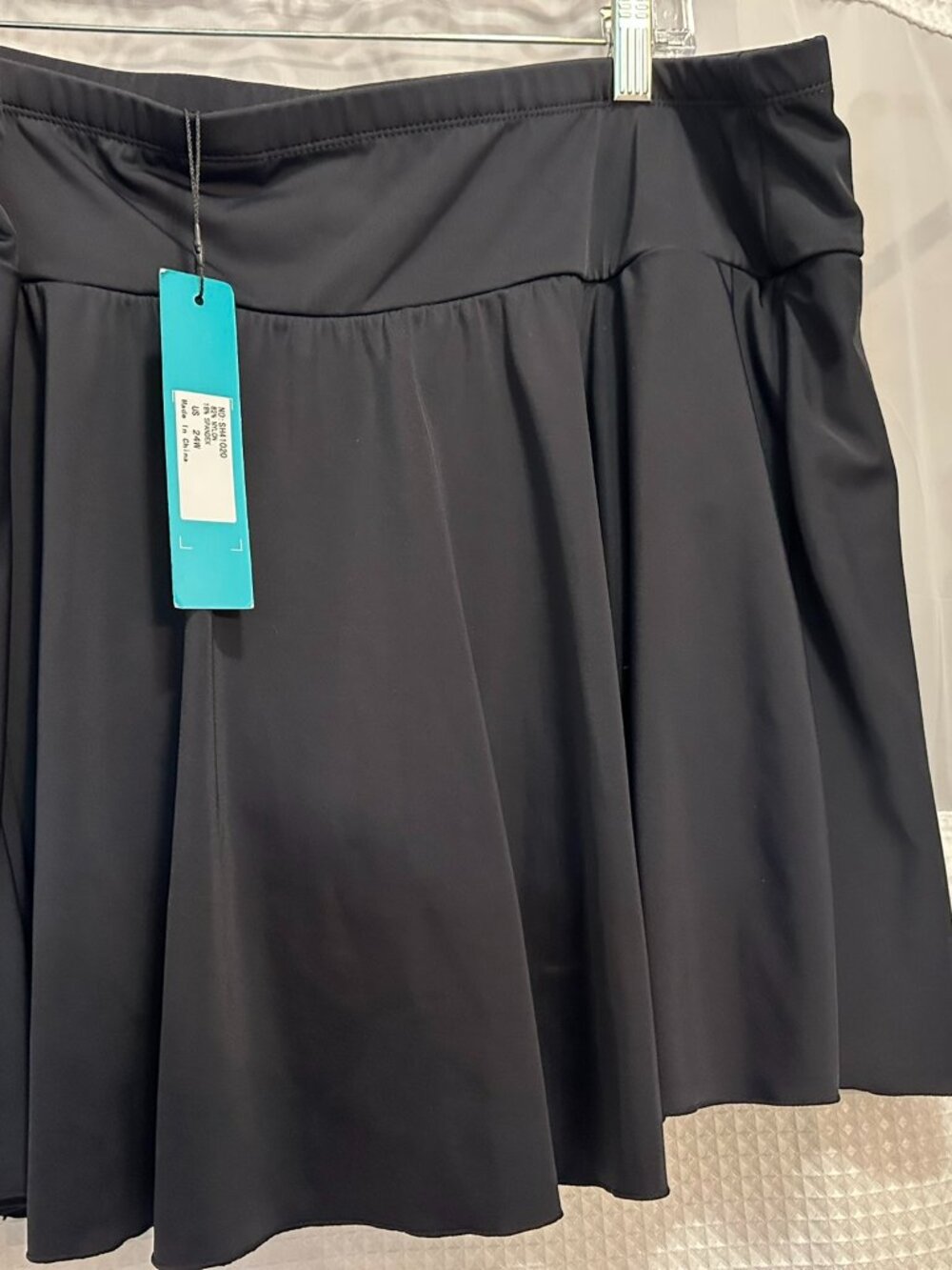 Black SEPTANGLE 24W Swim skirt/bottom. NWT